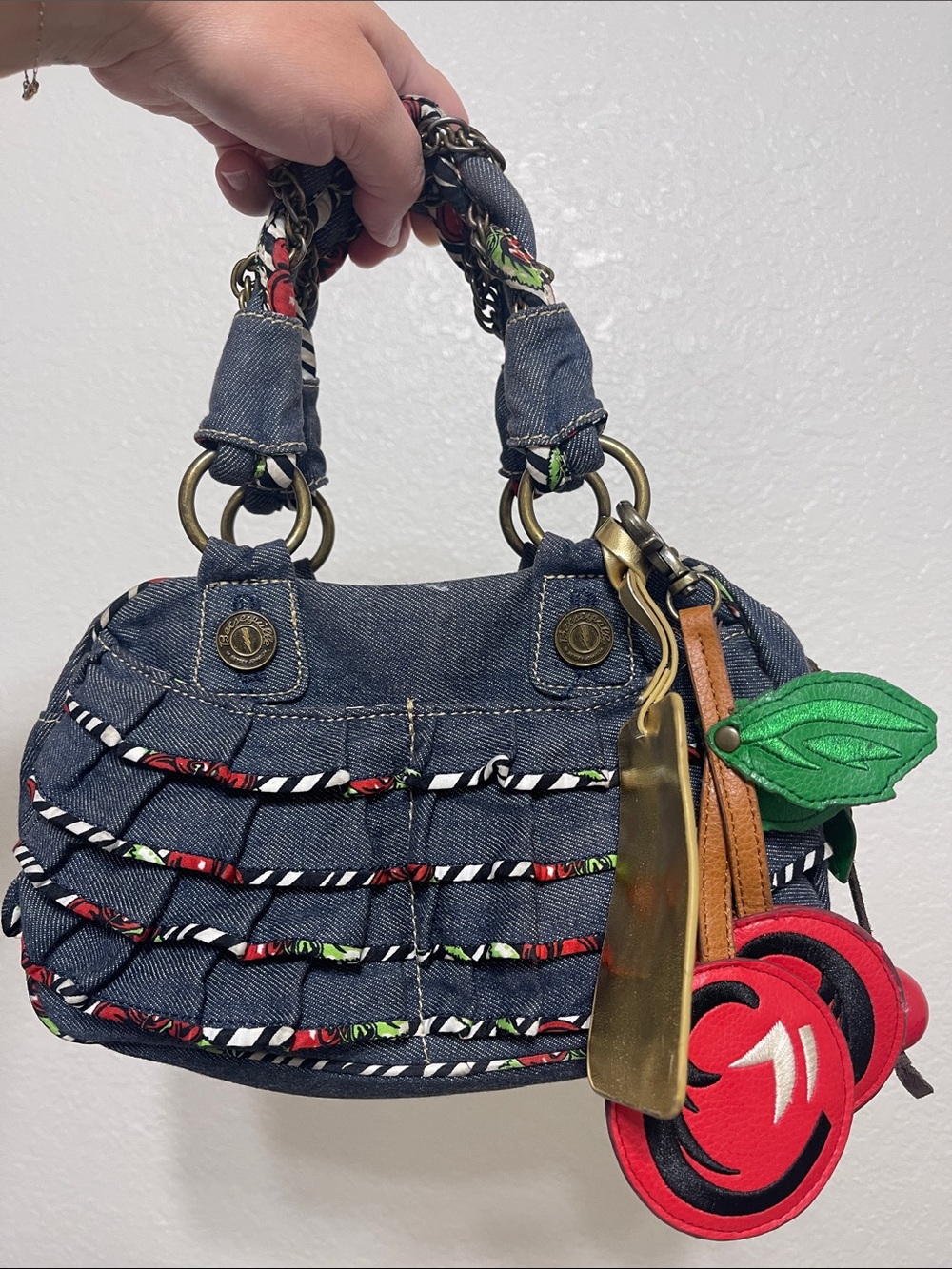 Classic Y2K-era Betsyville by Betsy Johnson denim bag